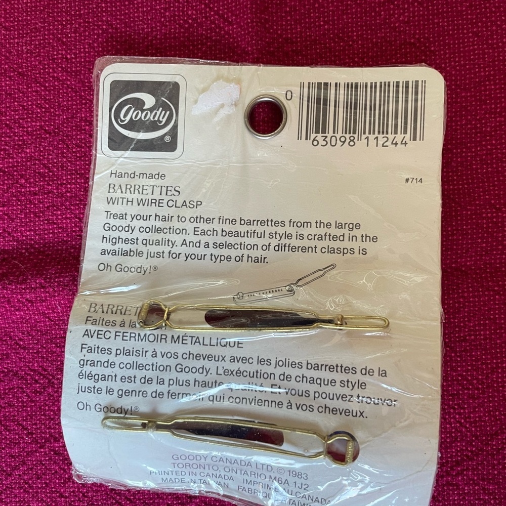 Retro Vintage Goody Barrettes - Picture 2 of 3
